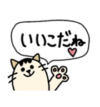 親子で使えるネコ・文字スタンプ（個別スタンプ：19）