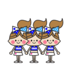 敬語編 BLUE ＆ YELLOW チアリーダー（個別スタンプ：29）