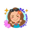 ハワイのマキさん（個別スタンプ：19）
