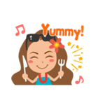 ハワイのマキさん（個別スタンプ：34）