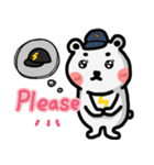雷クマ ミミ（個別スタンプ：8）