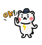 雷クマ ミミ（個別スタンプ：28）