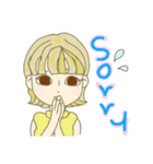 きゅーとがーるず（個別スタンプ：3）