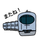 楽しい銀色の電車！ 2（個別スタンプ：11）