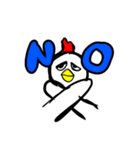 表情がすごいトリ（個別スタンプ：19）