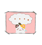文字スタンプ（あいさつ）（個別スタンプ：3）