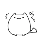 まるいねこ。（個別スタンプ：4）