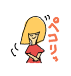 ボブちゃんの挨拶スタンプ1（個別スタンプ：8）