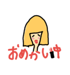 ボブちゃんの挨拶スタンプ1（個別スタンプ：35）