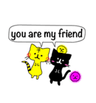 黒猫のタピオカ（個別スタンプ：37）
