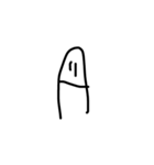 つぶらな瞳の文字と記号（個別スタンプ：1）