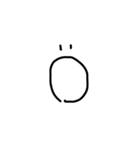 つぶらな瞳の文字と記号（個別スタンプ：15）