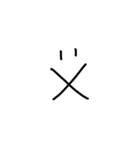 つぶらな瞳の文字と記号（個別スタンプ：24）