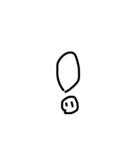 つぶらな瞳の文字と記号（個別スタンプ：27）