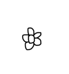 つぶらな瞳の文字と記号（個別スタンプ：32）