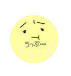 顔と文字の使いやすいスタンプ（個別スタンプ：36）