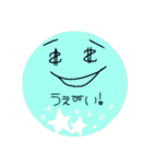 顔と文字の使いやすいスタンプ（個別スタンプ：39）
