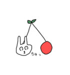 食べるの大好きうさぎさん（個別スタンプ：11）