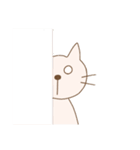 ふつうの白ねこにゃん子さん♪（個別スタンプ：6）
