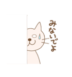 ふつうの白ねこにゃん子さん♪（個別スタンプ：8）