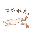 ふつうの白ねこにゃん子さん♪（個別スタンプ：19）