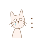 ふつうの白ねこにゃん子さん♪（個別スタンプ：25）