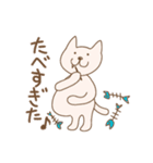 ふつうの白ねこにゃん子さん♪（個別スタンプ：27）