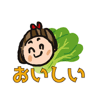 ニッコリちゃん＆ニンニくん（個別スタンプ：7）