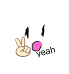 棒な顔（個別スタンプ：6）