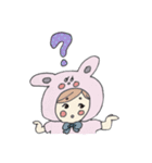 おためしスタンプ らびちゃんとうさこ（個別スタンプ：6）