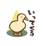レトロモダンとアヒル（個別スタンプ：28）