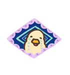レトロモダンとアヒル（個別スタンプ：39）