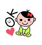 赤ちゃんスタンプ(日常編)（個別スタンプ：1）