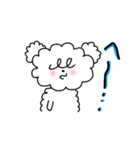 白い犬のモアロン（個別スタンプ：9）