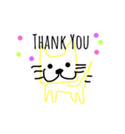 ぷくぷきキャット（個別スタンプ：1）