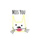 ぷくぷきキャット（個別スタンプ：4）