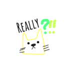 ぷくぷきキャット（個別スタンプ：5）