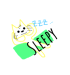 ぷくぷきキャット（個別スタンプ：20）