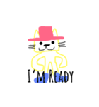 ぷくぷきキャット（個別スタンプ：21）