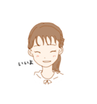 ほぼ不機嫌なおんなのこ（個別スタンプ：4）