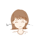ほぼ不機嫌なおんなのこ（個別スタンプ：20）
