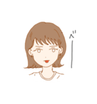 ほぼ不機嫌なおんなのこ（個別スタンプ：24）