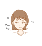 ほぼ不機嫌なおんなのこ（個別スタンプ：27）