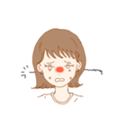 ほぼ不機嫌なおんなのこ（個別スタンプ：28）