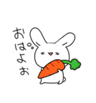 感情に素直なうさぎ（個別スタンプ：2）