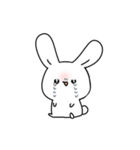 感情に素直なうさぎ（個別スタンプ：7）