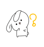 感情に素直なうさぎ（個別スタンプ：34）
