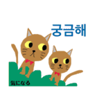 毎日楽しいニャンコ★韓国語の2匹たち（個別スタンプ：29）