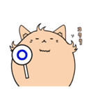 まるいにゃんこ ～モカにゃん～（個別スタンプ：1）
