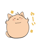 まるいにゃんこ ～モカにゃん～（個別スタンプ：3）